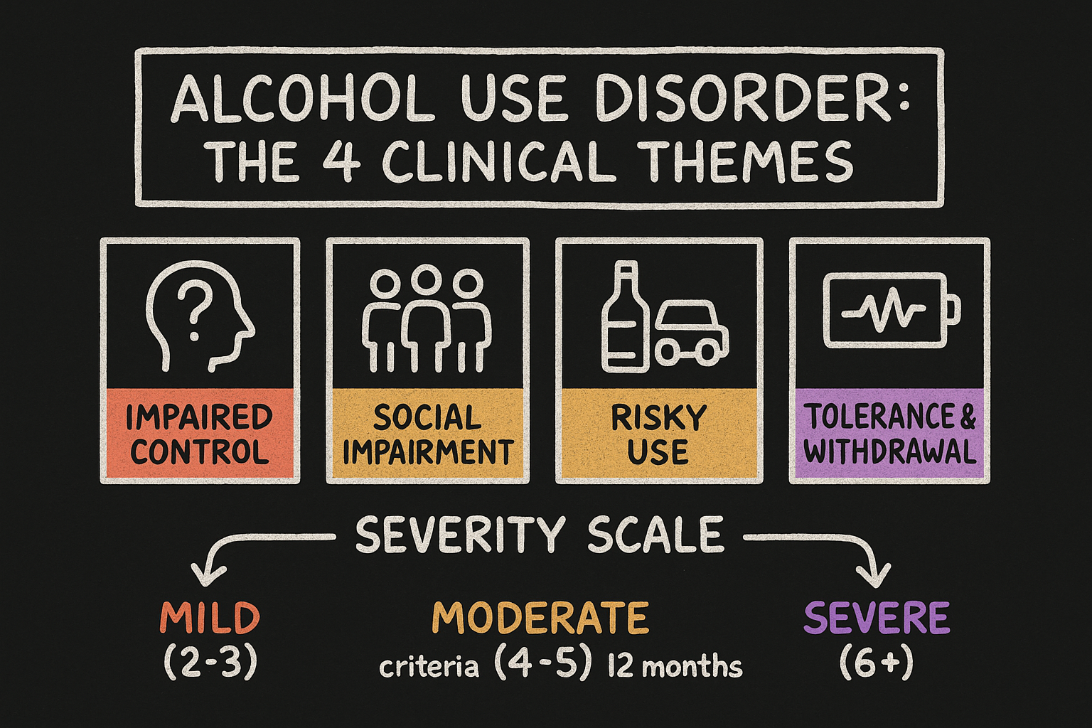 4 clinical themes blackboard
