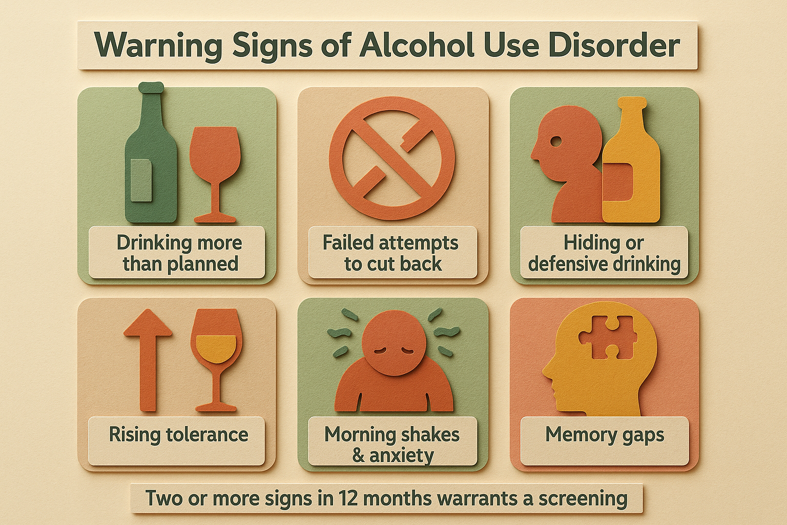 warning signs, paper-craft